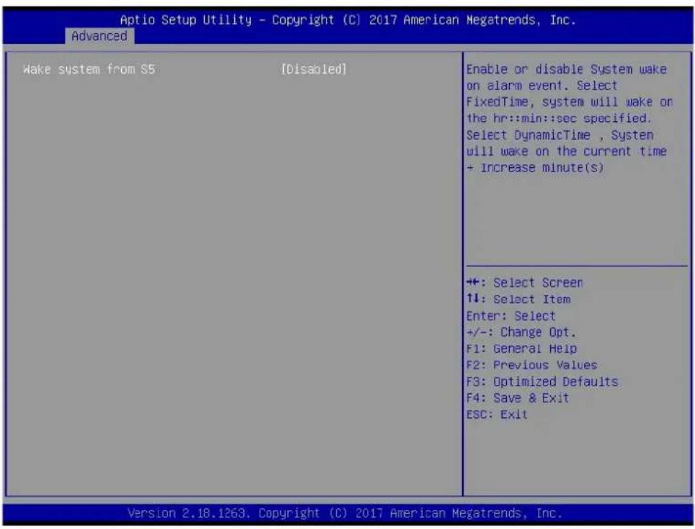 Advantech PCM-9563NF-S2A2 - S5 RTC Wake Settings - 1