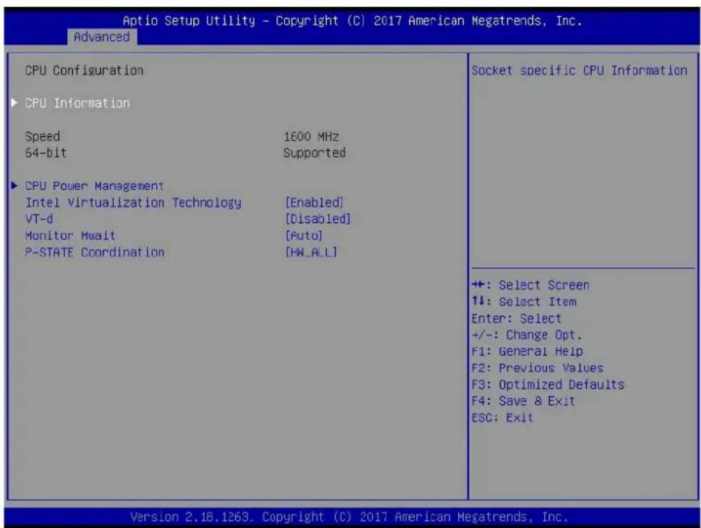 Advantech PCM-9563NF-S2A2 - CPU Configuration - 1