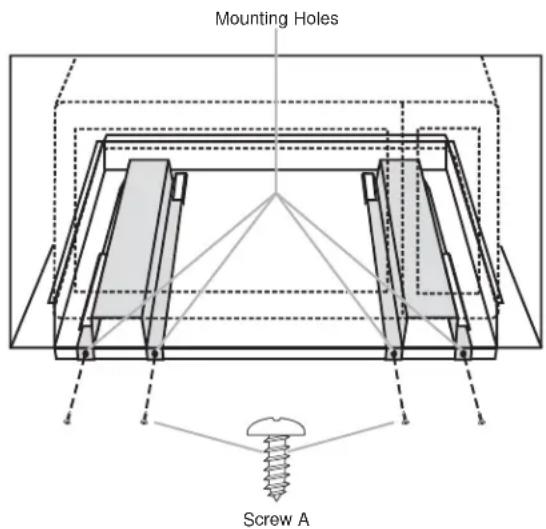 GE JX827FMDS - SECURE THE RAILS TO THE CABINET - 1