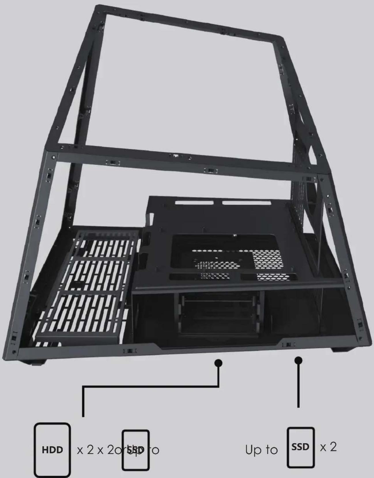 Azza Mesa - HDD and SSD installation - 1