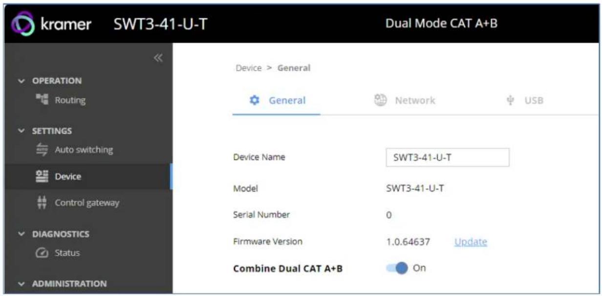 Kramer EXT3-UE-R - Click SAVE. - 1