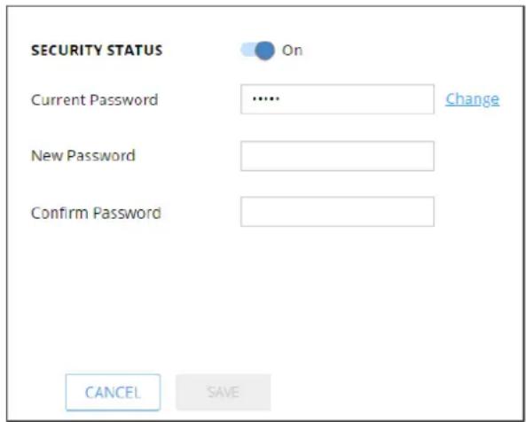 Kramer EXT3-UE-R - To change the password for accessing the embedded web pages: - 1