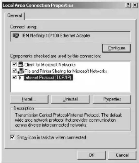 Kramer VS-48HDxl - Connecting the ETHERNET Port directly to a PC (Crossover Cable) - 1
