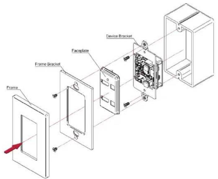 Kramer WP-211X - Step 3: Install the WP-211X - 1