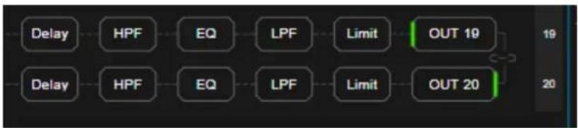 Kramer AFM-20DSP-LE - Selecting Output Signals to Route to Amplifier Outputs - 3