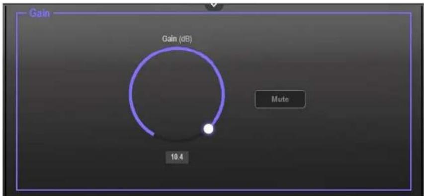 Gain Gain (dB) 10.4 Mute