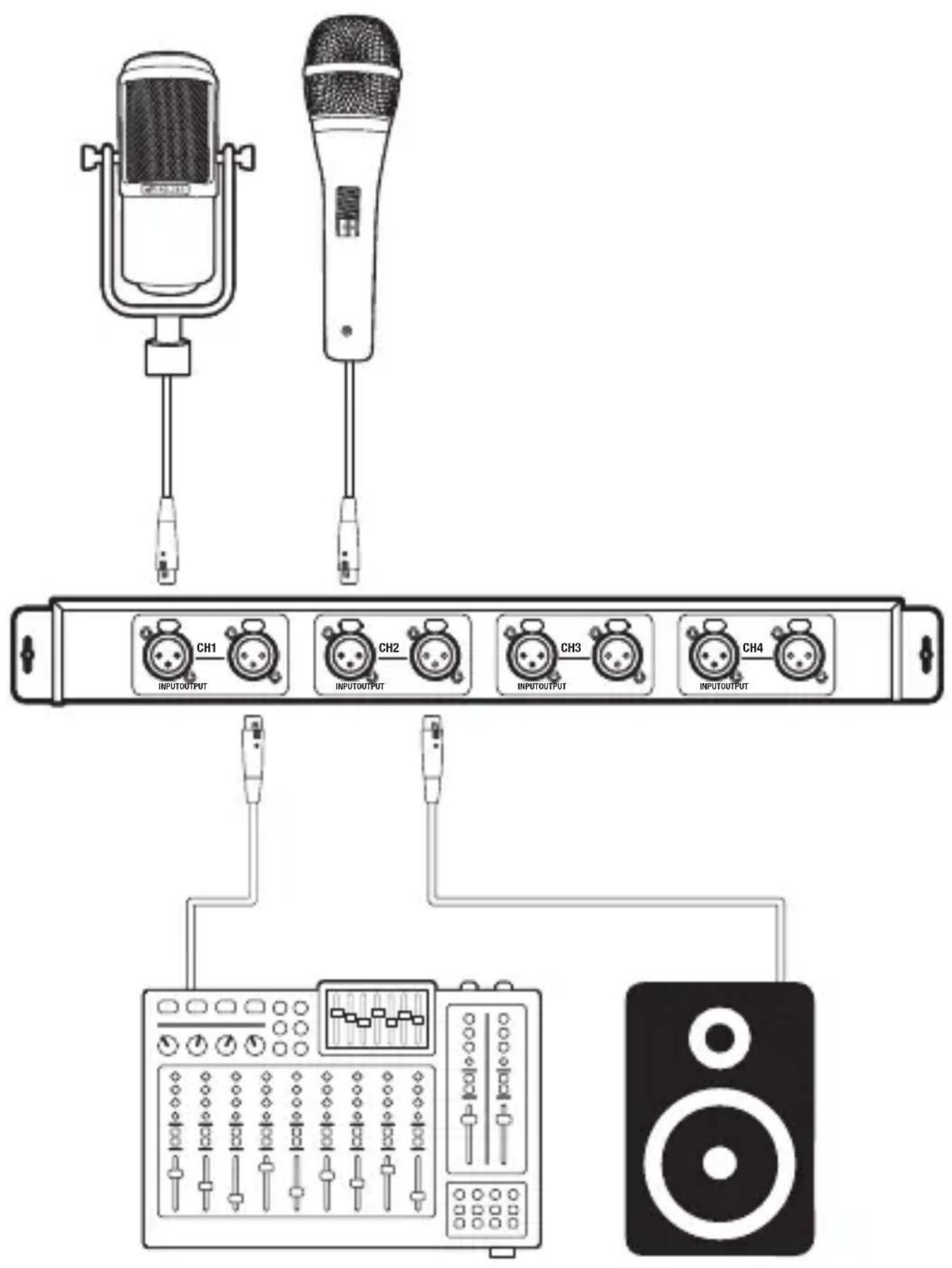 Polsen XP-2 - SETTING UP THE MIC BOOSTER - 2
