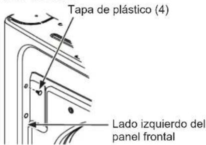 Tapa de plástico (4) Lado izquierdo del panel frontal