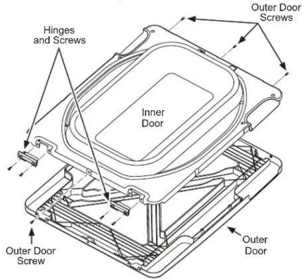 GE HTX26GASWWS - A REVERSING THE DOOR - SOLID DOOR MODELS (cont.) - 1