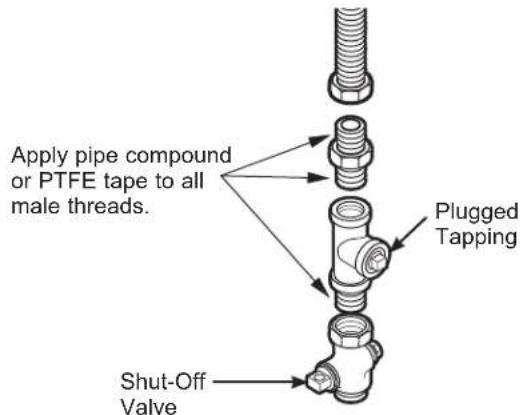 GE HTX26GASWWS - CONNECTING THE DRYER TO THE GAS SUPPLY (cont.) - 1