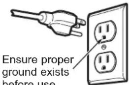 GE HTX26GASWWS - WARNING - 2