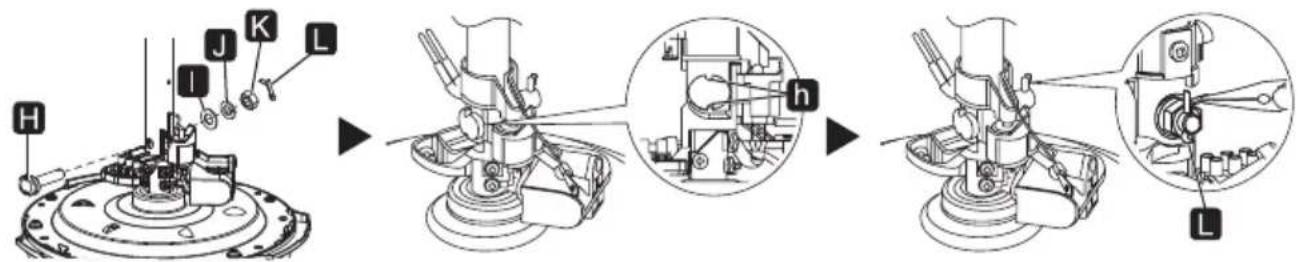 PANASONIC F-60FV2 - How to install Cách lắp đặt - 1