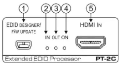 Kramer PT-2C - Defining the PT-2C Extended EDID Processor - 1