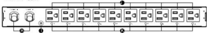 Diagram of a multi-chamber electrical control panel with labeled terminals and switches