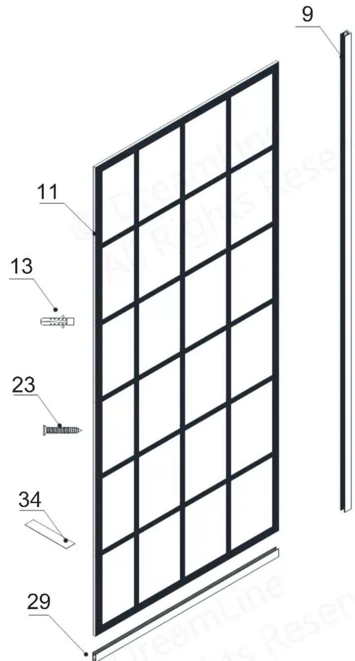DreamLine French Linea SHDR-3234721-89 - Tools - 23