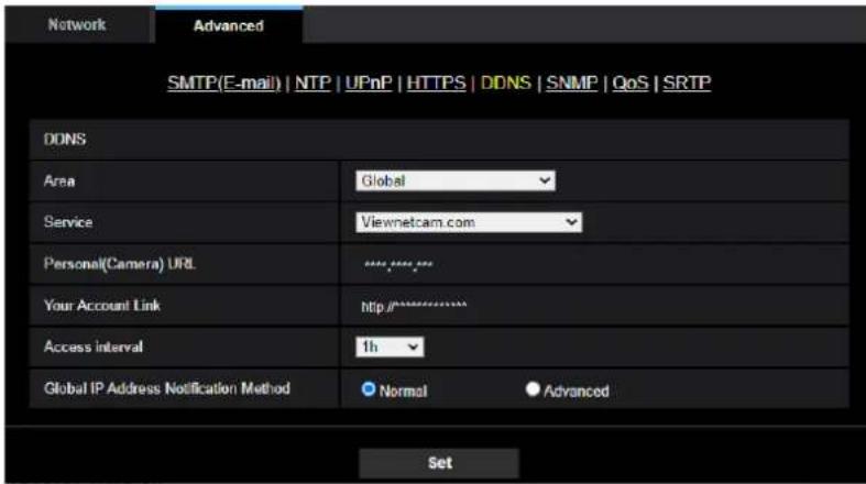 i-PRO WV-S2236LG-B - Procedure to register information for the "Viewnetcam.com" service - 2