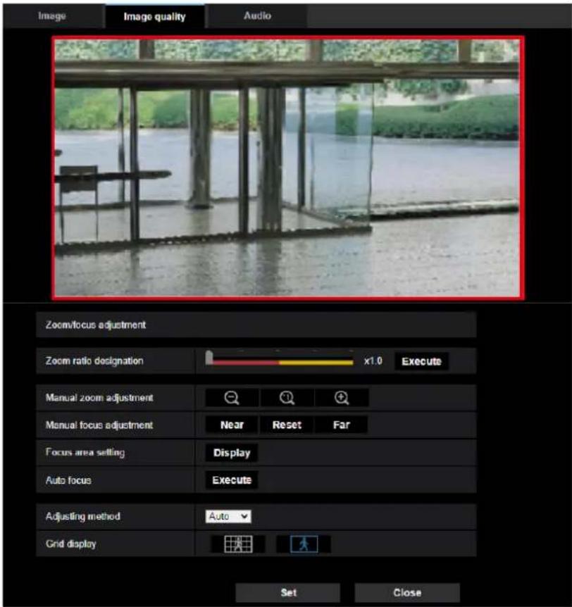 i-PRO WV-S2236LG-B - Adjust the zoom and focus - 1