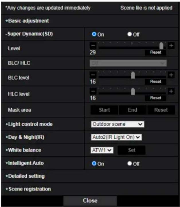 i-PRO WV-S2236LG-B - Set mask areas - 2