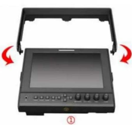 Delvcam DELV-WFORM-7SDI - Installation of sunshade cover: - 1