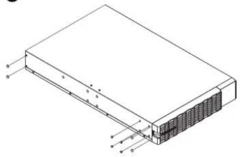 CyberPower BP192VL2U01 - Step 2: Attach the base stands and attach the dust covers - 1