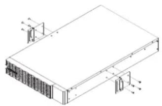 CyberPower BP192VL2U01 - Step 3: Secure the EBM to the rack - 2