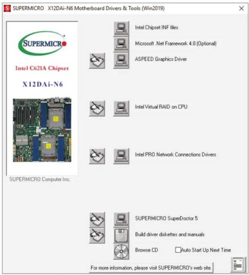 Supermicro SuperServer SYS-730A-I - Driver Installation - 1