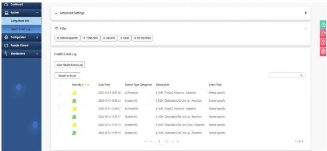 Supermicro SuperServer SYS-730A-I - Check BMC Error Log - 1