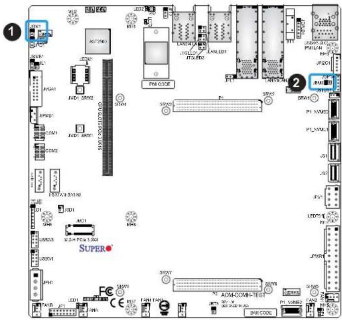 Supermicro X11SDC-8C - IPMI Dedicated LAN Enable/Disable - 1