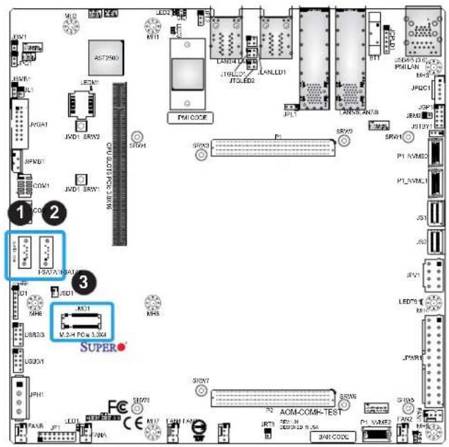 Supermicro X11SDC-8C - M.2 Slot - 1