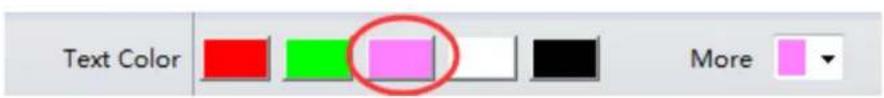 Text Color More