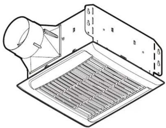 NuTone Roomside AERN110SD - Humidity Sensing Fan Ventilador con sensor de humedad - 1