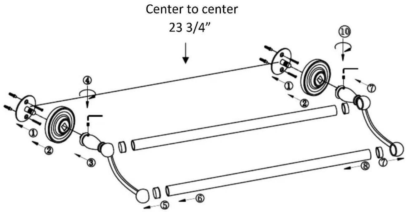 Weslock 9918ORB - Instructions: - 1