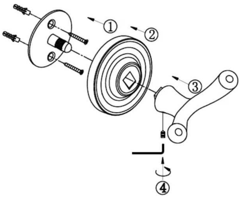 Weslock 9918ORB - Instructions: - 1
