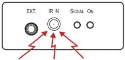 EXT. IR IN SIGNAL ON
