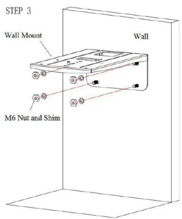 Alfatron ALF-20X-SDIC - 1) Wall Mounting: - 4
