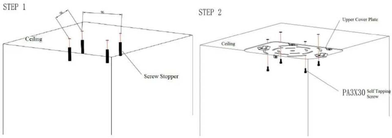 Alfatron ALF-20X-SDIC - 1) Wall Mounting: - 8