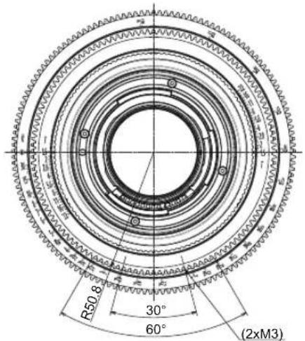 CANON CN-R50mm T1.3 L F - DIMENSIONS OF PARTS - 2