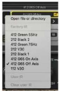 WAVES PRS SuperModels - 1) Load an IR file directly - 1