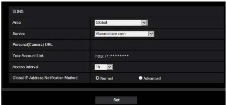 i-PRO WV-X4173 - Procedure to register information for the "Viewnetcam.com" service - 1