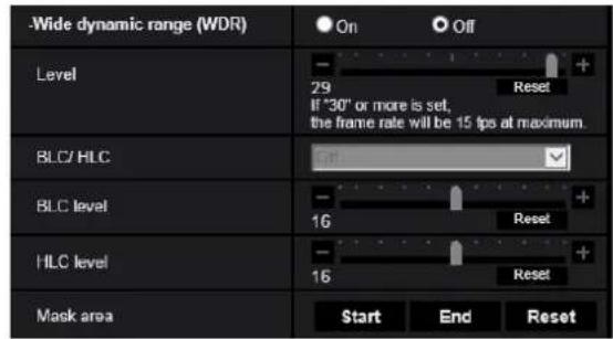 i-PRO WV-X4173 - Set mask areas - 3