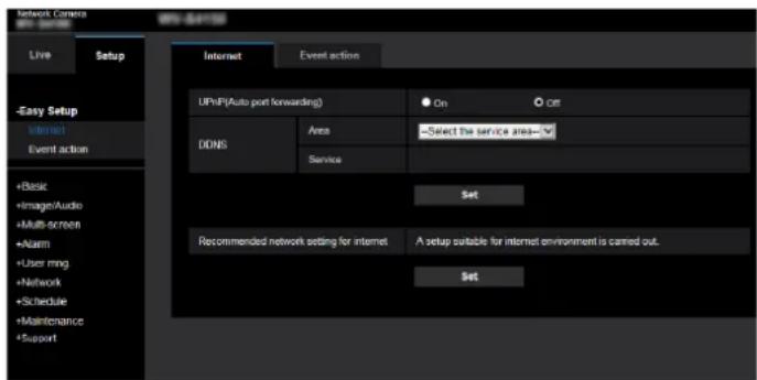 i-PRO WV-X4173 - How to display the setup menu - 1
