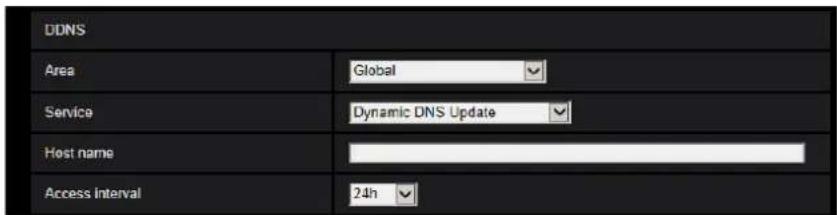 i-PRO WV-X4173 - When using "Dynamic DNS Update" - 1
