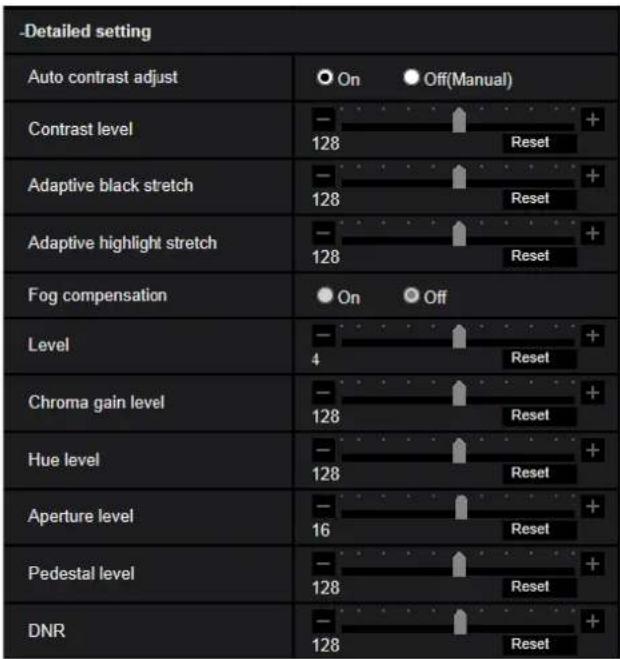 i-PRO WV-X4173 - Detailed setting - 1
