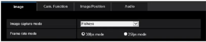 i-PRO WV-X4173 - Configure the settings relating to the image capture mode [Image] - 1