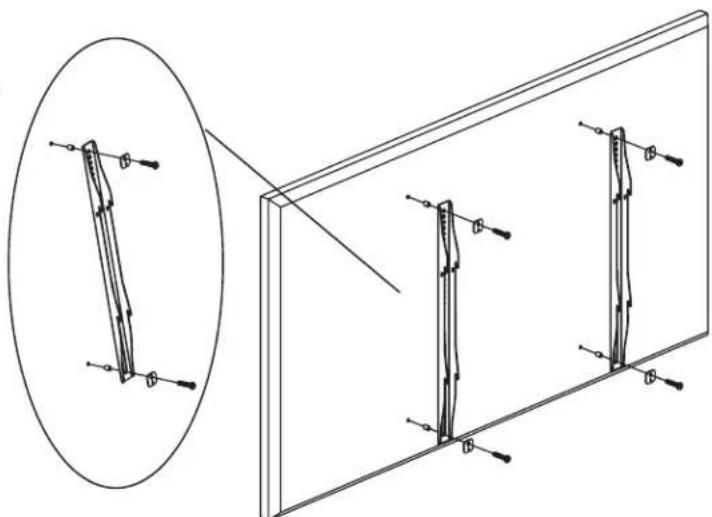 SunBriteTV SB-WM-F-XL-BL - Mount Arms to TV - 1