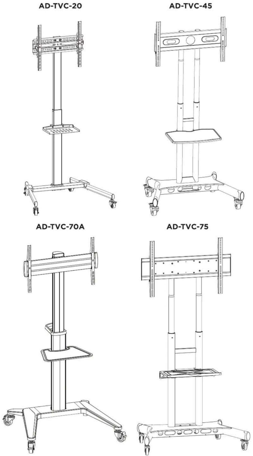 Atdec AD-TVAC-CM-W - IMPORTANT INFORMATION - 1