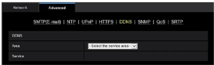 i-PRO WV-S4576LM - Configure the settings relating to DDNS - 1