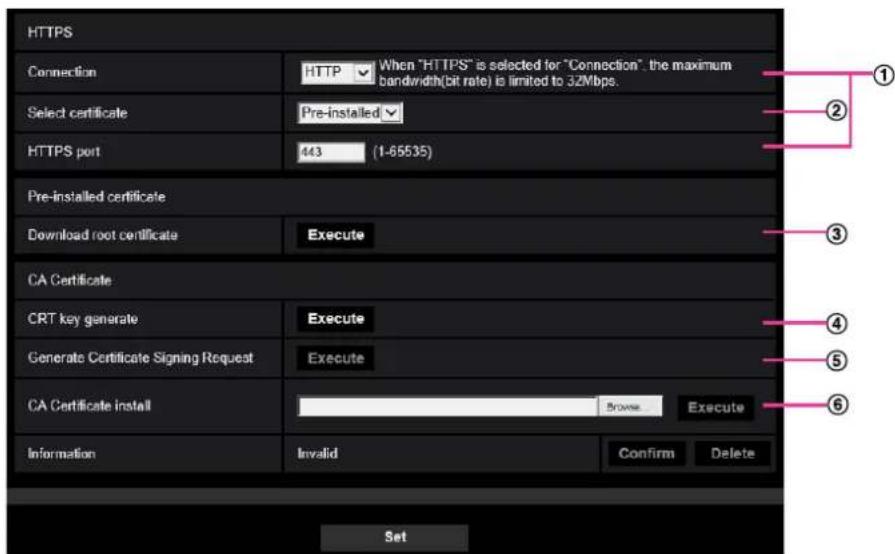 i-PRO WV-S4576LM - How to configure HTTPS settings - 2