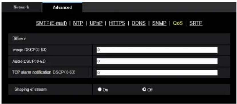 i-PRO WV-S4576LM - Diffserv - 1