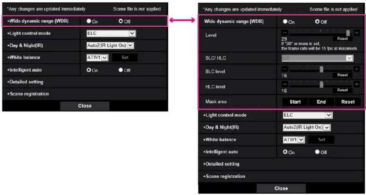 i-PRO WV-S4576LM - Configure the settings relating to image quality (“Image adjust” setup menu) - 2